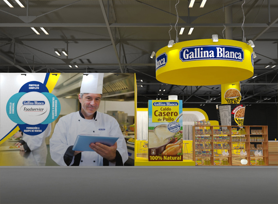 Stand Gallina Blanca - eae